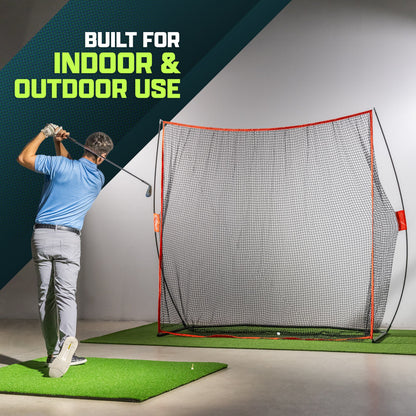 GoSports Elite 7'x7' Golf Practice Net with Steel Frame