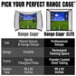 GoSports Range Cage ELITE Golf Hitting Net - 8 x 8 ft Golf Simulator Enclosure with Impact Screen