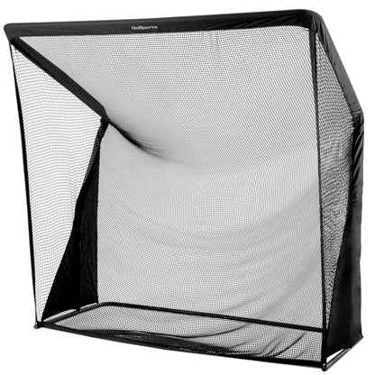 GoSports 8'x8' ELITE Golf Net with LoftGuard Canopy and Steel Frame