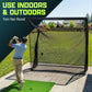 GoSports 8'x8' ELITE Golf Net with LoftGuard Canopy and Steel Frame