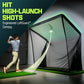 GoSports 8'x8' ELITE Golf Net with LoftGuard Canopy and Steel Frame