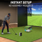 GoSports Golf Simulator Projector Cover with Turf