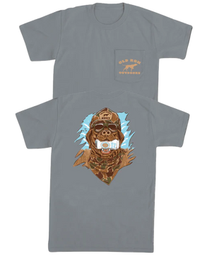 GBC Retro Can Camo Pocket Tee