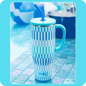 Glacier Stripe Mega Mug 40 Oz