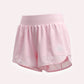 Katie Beth Activewear Grace in Motion Short in light rose pink with wide waistband