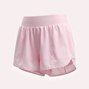 Katie Beth Activewear Grace in Motion Short in light rose pink with wide waistband