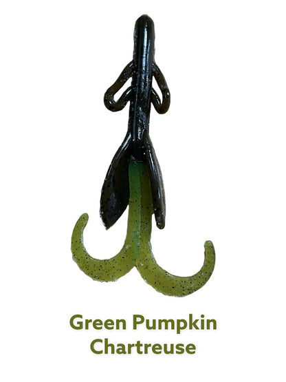 4" Bush Pig W/Craw Cane 12Pk