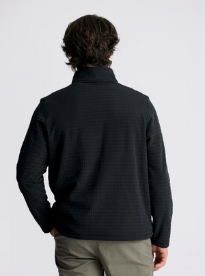 M- Gridback Fleece Snap Pullover
