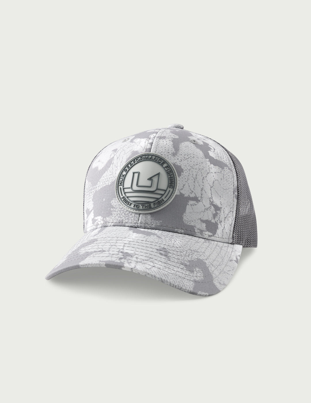 Printed Circle Patch Trucker Hat