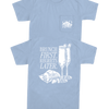 Rad Chicks Brunch Pocket Tee - Hydrangea