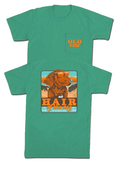 Hair Of The Dog Tee - ISLD GRN