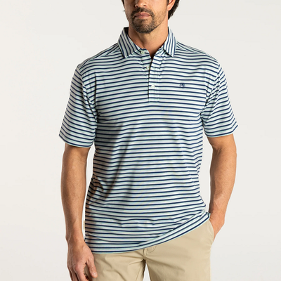 Hayes Stripe Perf Polo