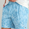 7" Airweight Printed Short - Cerulean