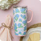 Hydrangeas Travel Mug 22 Oz