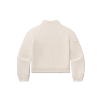 Jaime Mock Neck Lounge Top-Oatmeal