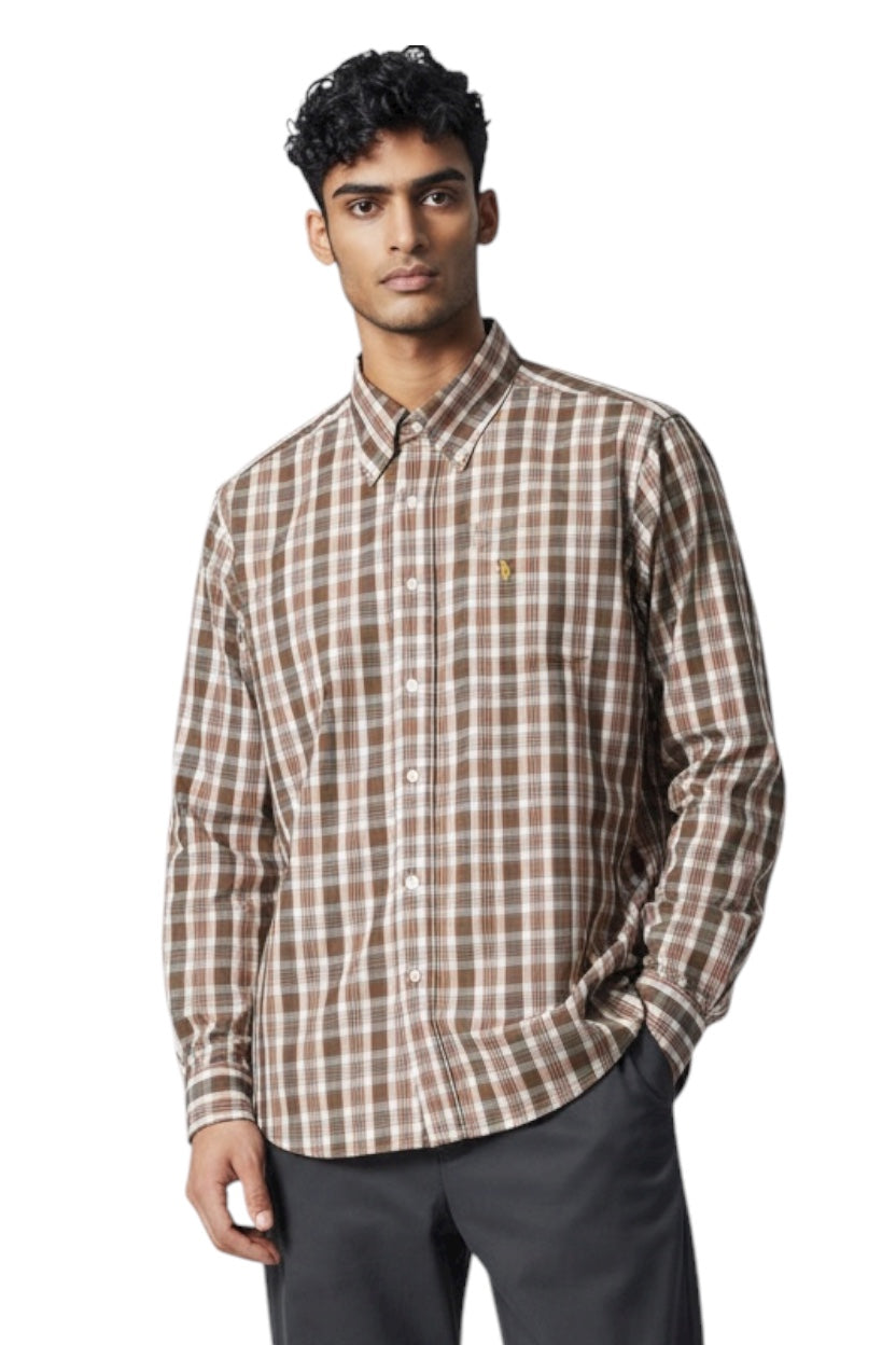 Plaid Button-down Shirt