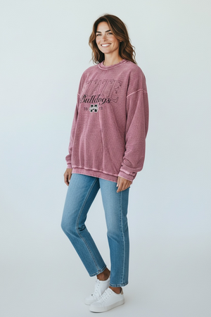 MS State Corded Crew Pullover Shirt