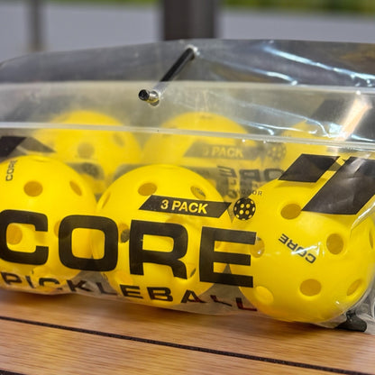 Core Indoor Pickleballs 3Pk