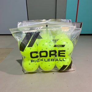 Core Outdoor Pickleballs 6Pk