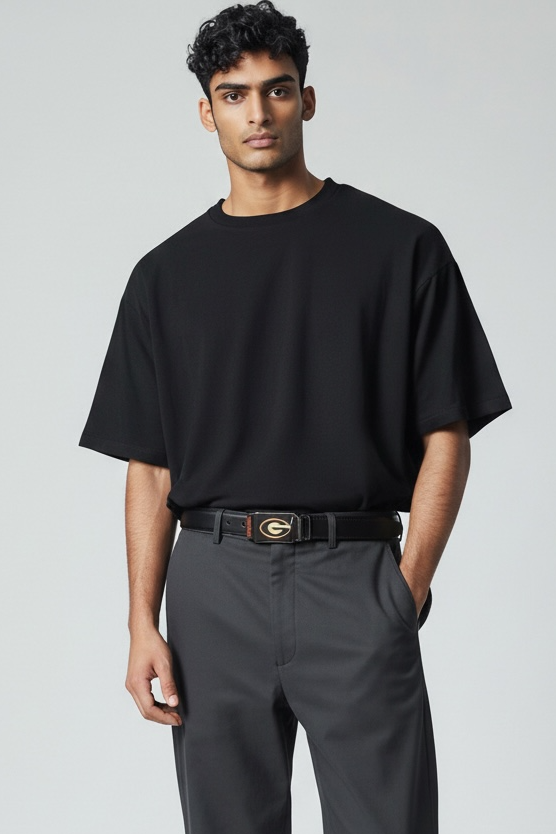 Univ of Georgia Buckle/Black