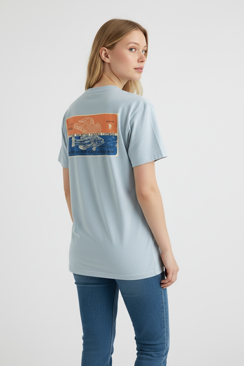 Hunting Fishing License Tee