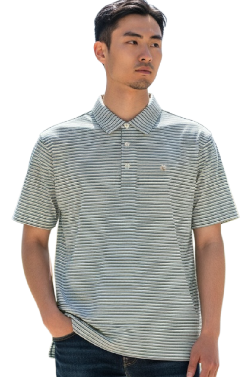 Cotton Brothers Stripe Polo