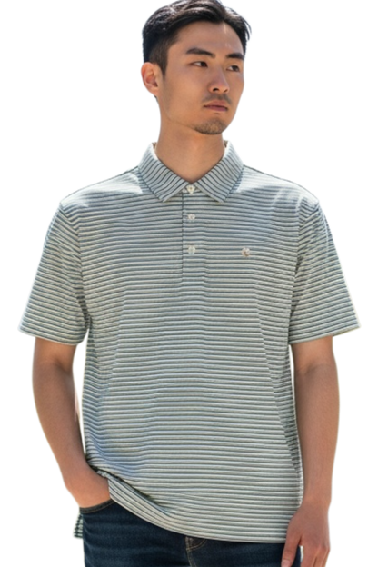 Cotton Brothers Stripe Polo