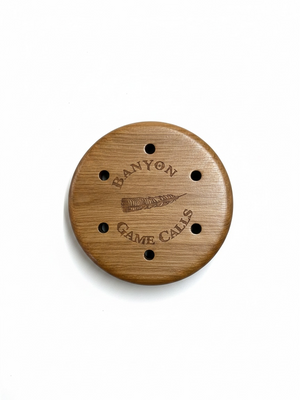 Turkey Round Slate Calls w/Hickory Strikers