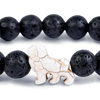 Excursion Lion Bracelet - Lava Stone