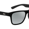 Coastal Sunglasses - Grey Mirror Lens - Satin Black Frame