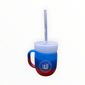 25 oz Barrel Sipper w/Lid and Straw