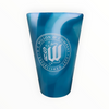 16 Oz Pint Glass - Blue Crystal