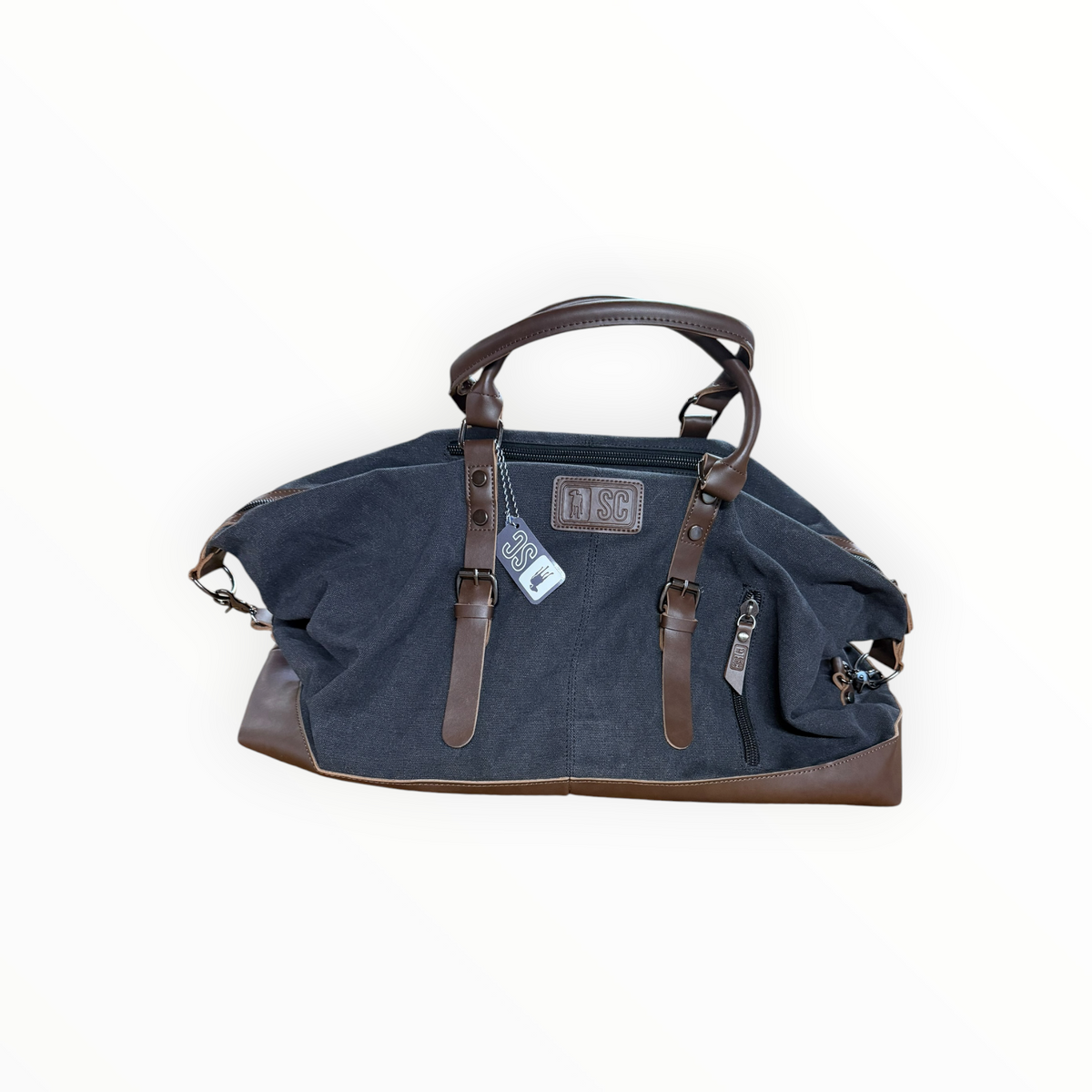 Waxed Canvas Bag-Black Powder