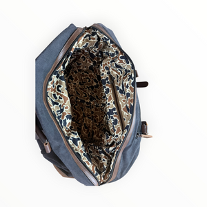 Waxed Canvas Bag-Black Powder