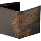 Burnished Leather Trifold Wallet