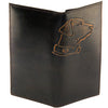 Burnished Leather Secretary Wallet - Lab