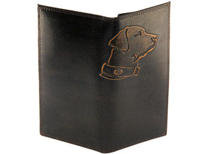 Burnished Leather Secretary Wallet
