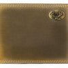Vintage Tan Leather Bifold Wallet - Buck
