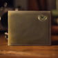 Vintage Tan Leather Bifold Wallet