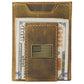 Vintage Tan Magnetic Front Pocket Leather Wallet