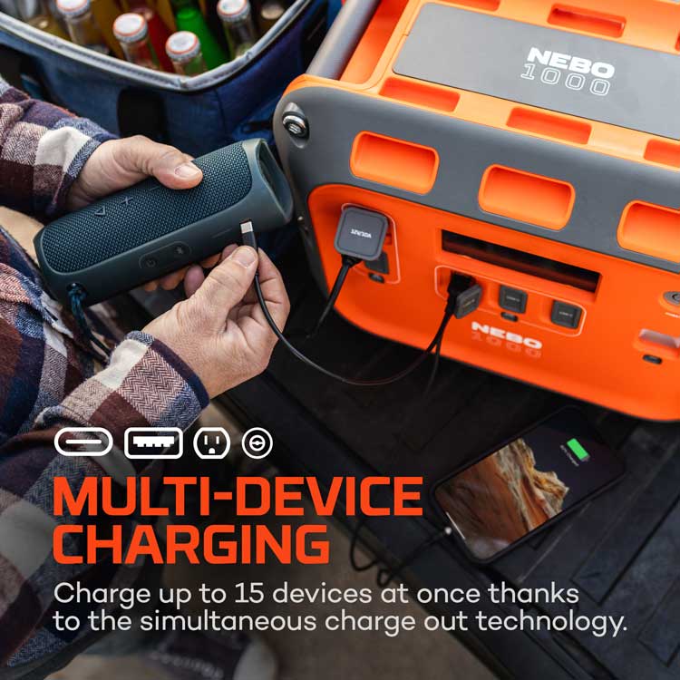 Nebo Intrepid 1000 Power Station - Portable and Versatile Power Source