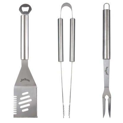 Jim Beam 3 Piece Bbq Tool Set
