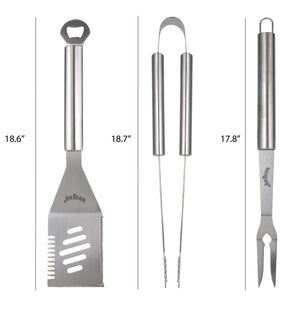 Jim Beam 3 Piece Bbq Tool Set
