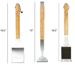 Jim Beam 3 Piece Bbq Tool Set