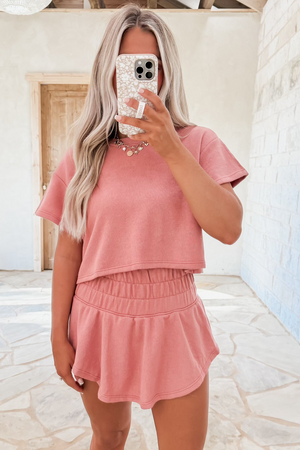 High Waist Skort Set
