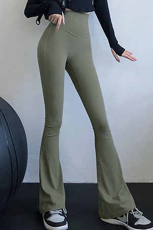 Crossed Sports Flare Legging