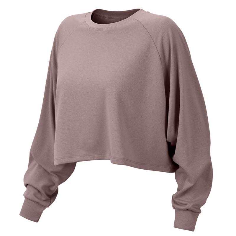 Kb Long Sleeve Crop - MAUVE