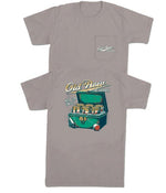 Keep Em On Ice Pckt Tee - GREY