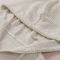 Apricot Waffle Knit Ruffled Hooded Top