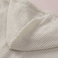 Apricot Waffle Knit Ruffled Hooded Top